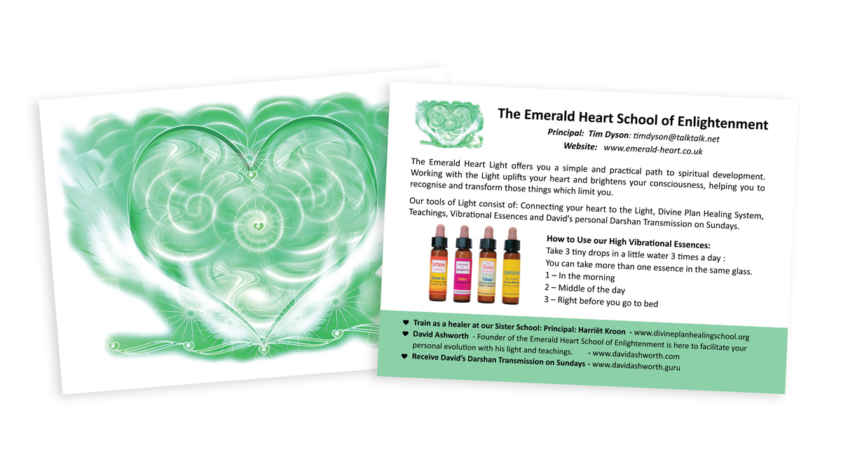 Emerald Heart Cards - Transmitters of Light